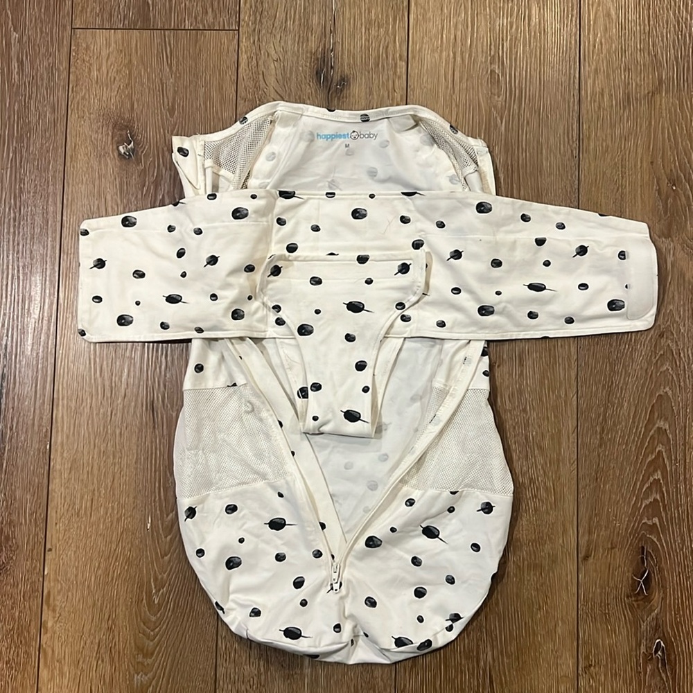 Happiest Baby Swaddle, medium 12-18lbs, organic cotton